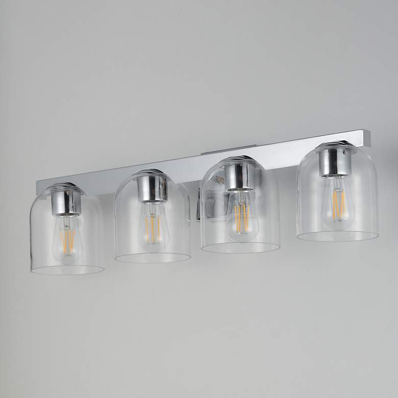 Image 4 Scoop 4-Light Bath Vanity Chrome more views