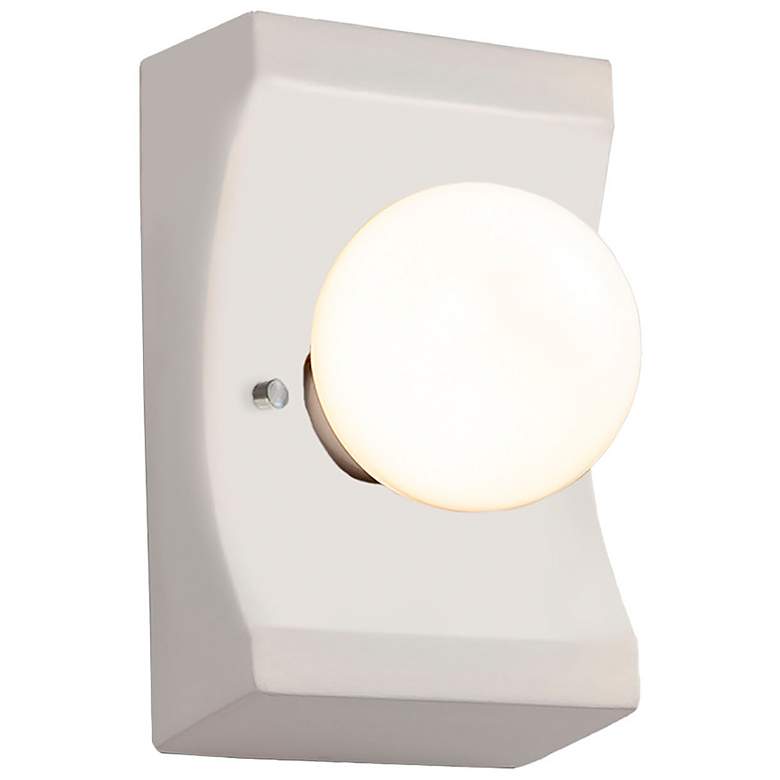 Image 1 Scoop Bisque Wall Sconce