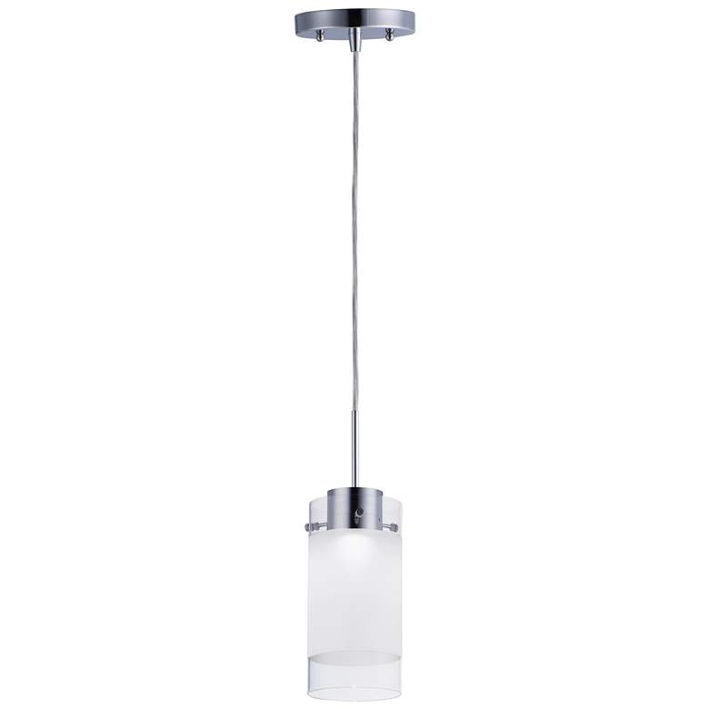 Image 1 Scope 1-Light 4.5 inch Wide Polished Chrome Pendant Light