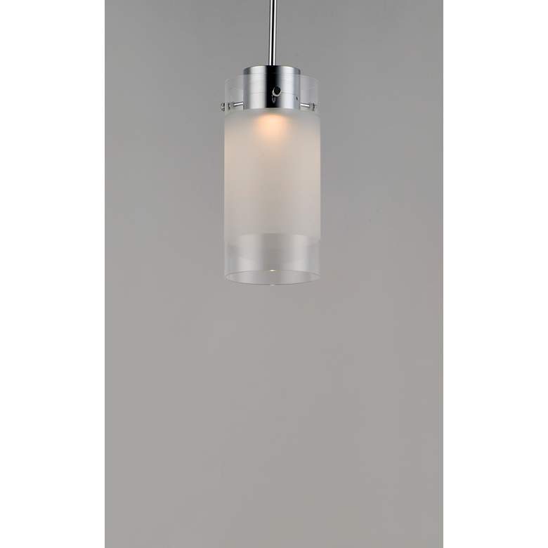 Image 3 Scope 1-Light 4.5" Wide Polished Chrome Pendant Light more views