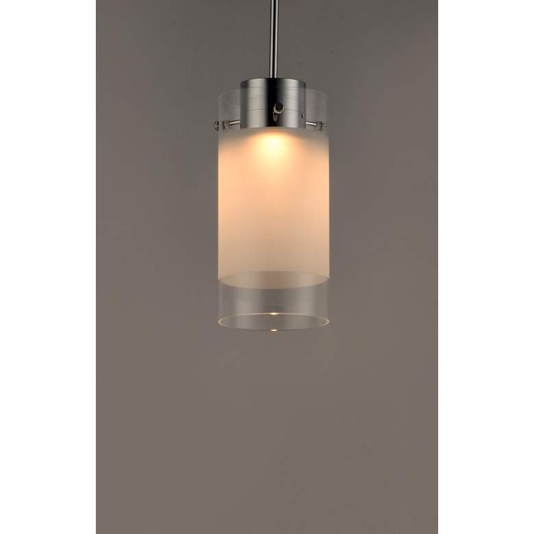 Image 4 Scope 1-Light 4.5" Wide Polished Chrome Pendant Light more views