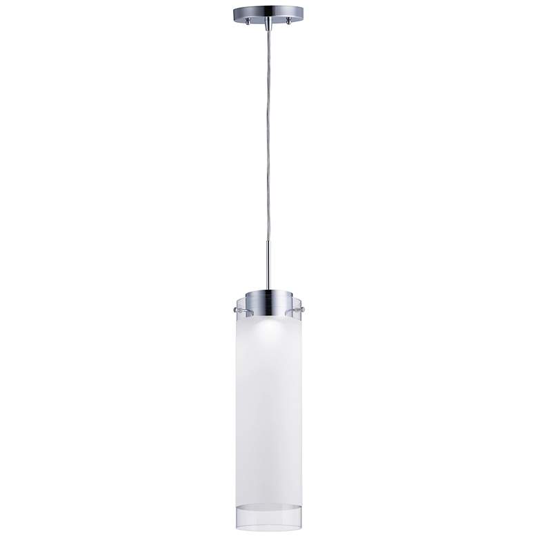 Image 1 Scope 1-Light 4.75" Wide Polished Chrome Pendant Light