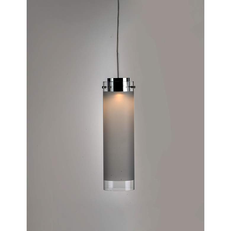 Image 2 Scope 1-Light 4.75" Wide Polished Chrome Pendant Light more views