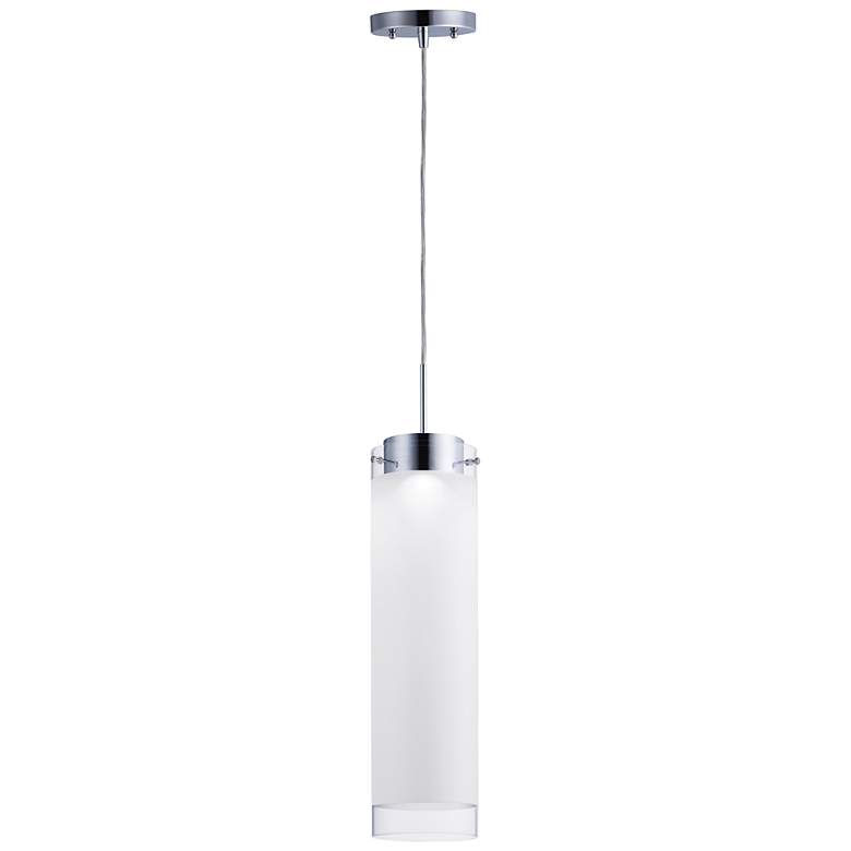 Image 1 Scope 1-Light 6" Wide Polished Chrome Pendant Light