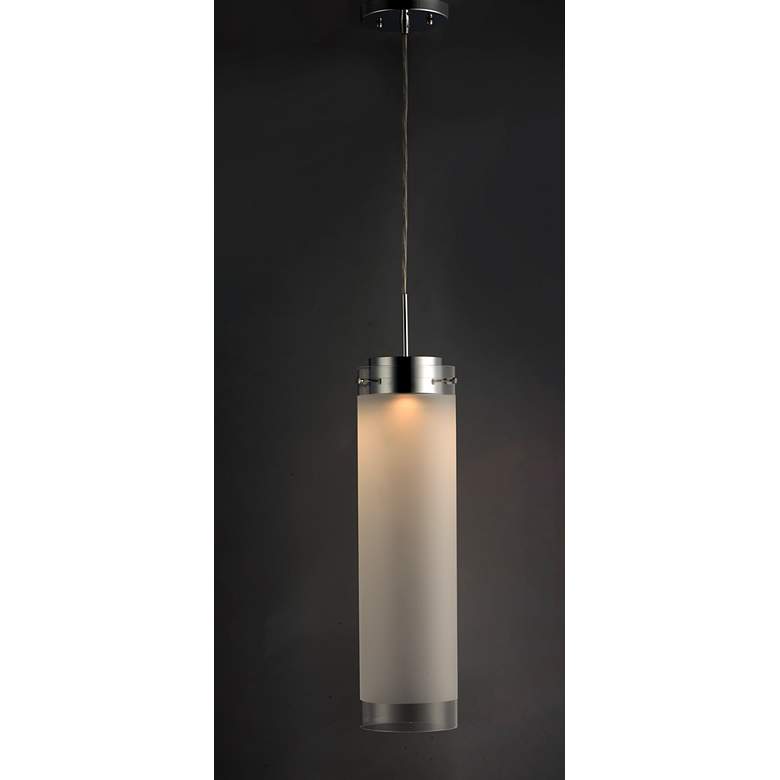 Image 2 Scope 1-Light 6" Wide Polished Chrome Pendant Light more views