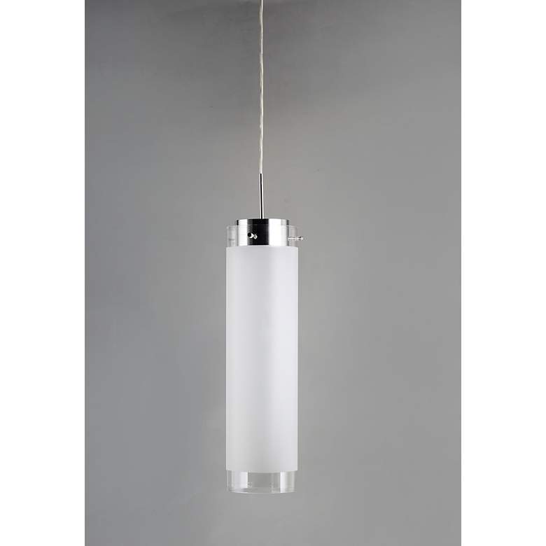 Image 3 Scope 1-Light 6" Wide Polished Chrome Pendant Light more views