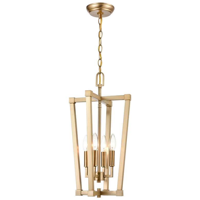 Image 1 Scotland 11" Wide Modern Gold 4-Light Mini Pendant