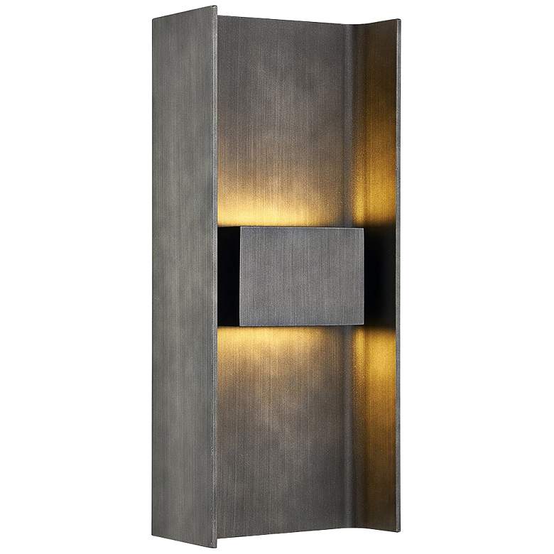 Image 1 Scotsman 17 1/2" High Graphite LED Outdoor Wall Light