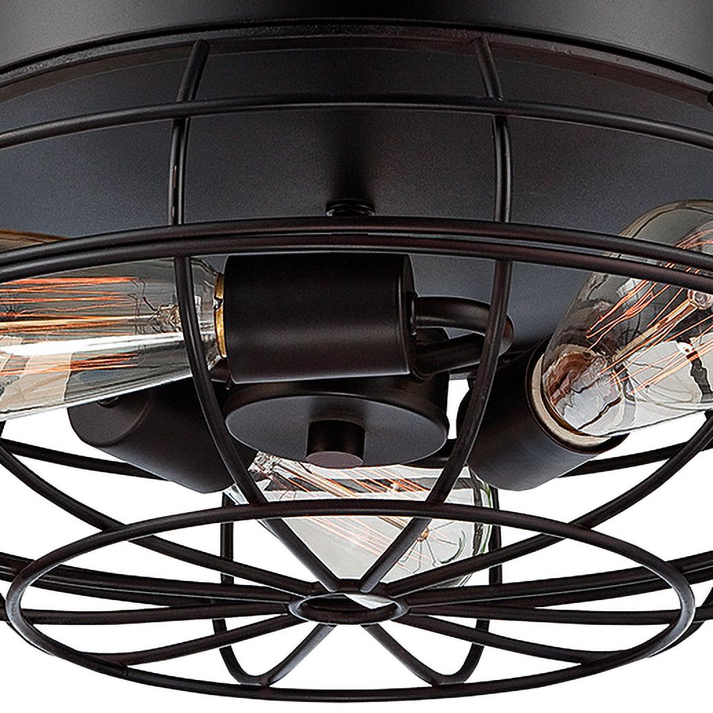 Image 4 Scout 3-Light Ceiling Light in English Bronze more views