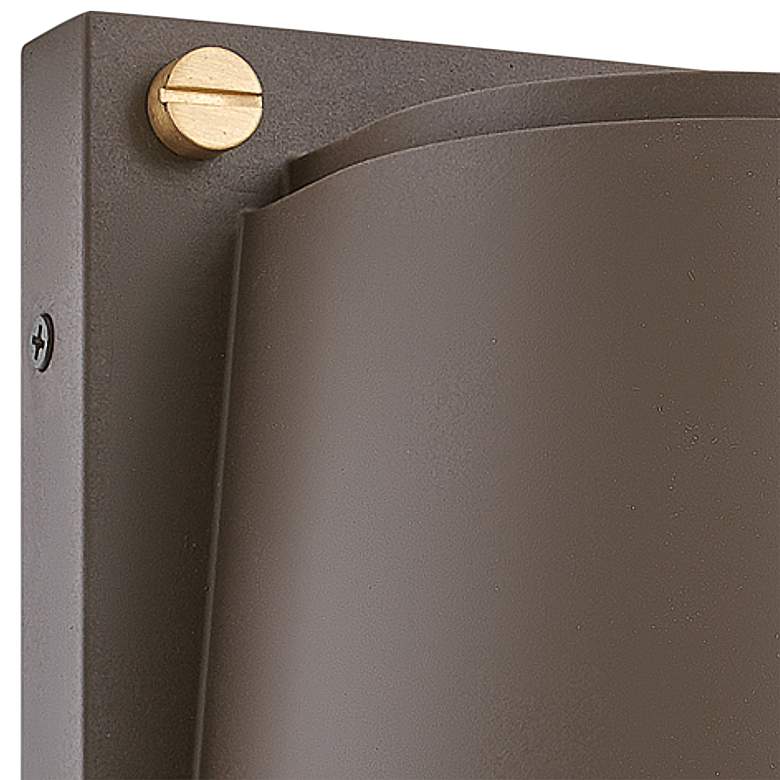 Image 3 Scout 6 1/2 inchH Architectural Bronze LED Outdoor Wall Light more views