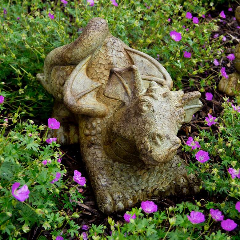 Image 1 Scout the Playful Dragon 10 3/4 inch High Relic Sargasso Statue