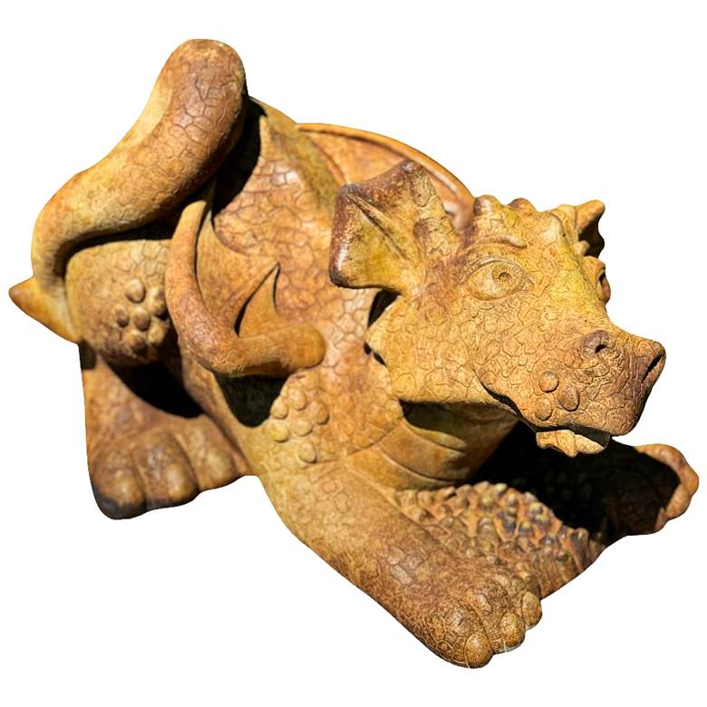 Image 1 Scout the Playful Dragon 10 3/4" High Relic Sargasso Statue