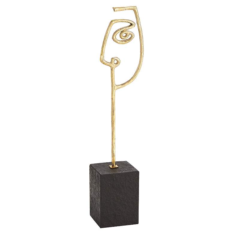 Image 1 Scribble Sculpture Father-Polished Brass