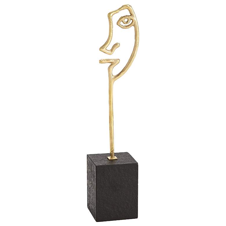 Image 1 Scribble Sculpture Son-Polished Brass