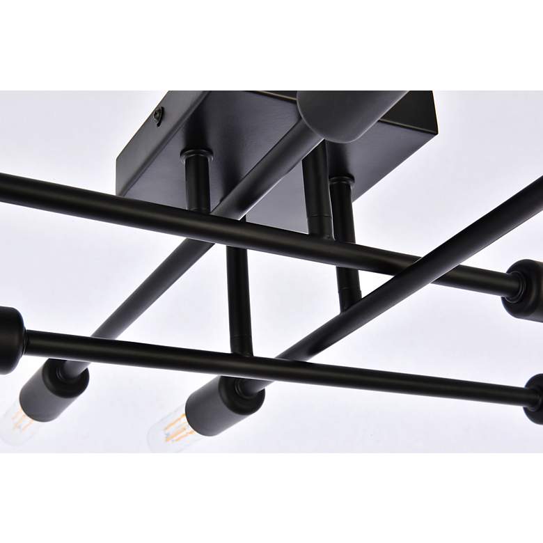 Image 4 Script 8 Lts Black Flush Mount more views