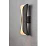 3_Scroll 21 1/4"H Architectural Bronze LED Outdoor Wall Light more views