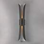 1_Scroll 30" High Architectural Bronze LED Outdoor Wall Light