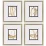 1_Scroll Series II 21"W x 23"H Framed Art Set of 4