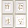 1_Scroll Series III 21"W x 23"H Framed Art Set of 4