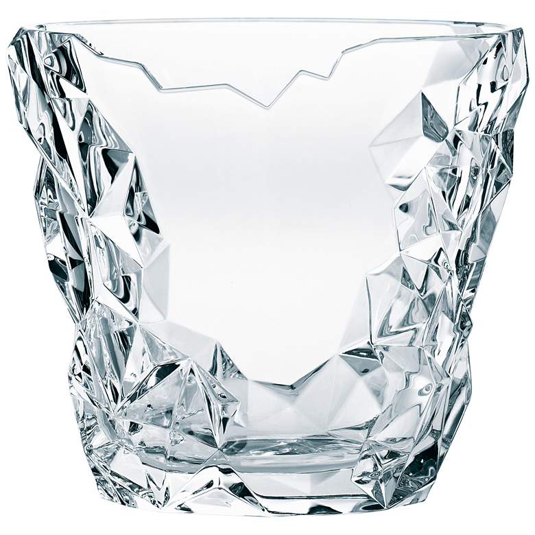Image 1 Sculpture 10 1/2 inch Wide Bavarian Crystal Vase
