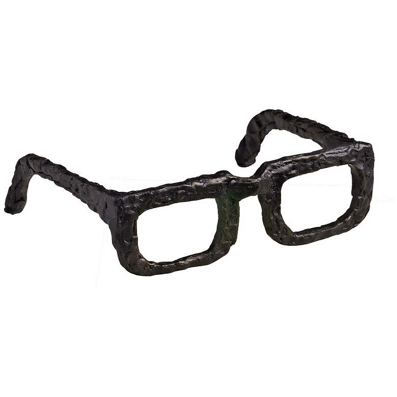 Sculptured Iron 7&quot; Wide Spectacles
