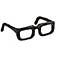 Sculptured Iron 7" Wide Spectacles