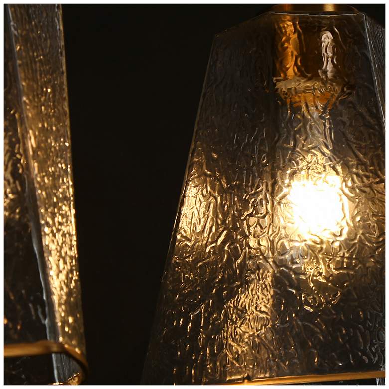 Image 5 Sduiaor 6-Light Gold Glass Island Chandelier more views