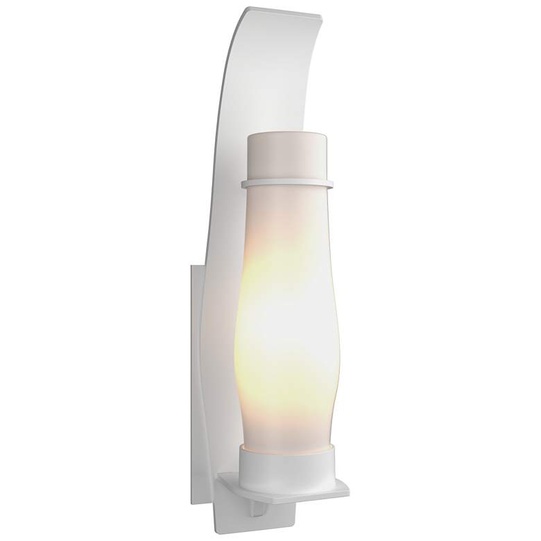 Image 1 Sea Coast 6.2 inch High Large Coastal White Outdoor Sconce