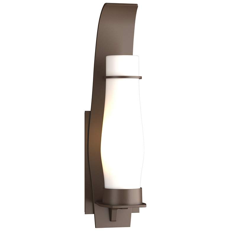 Image 1 Sea Coast Outdoor Sconce - Bronze Finish - Opal Glass