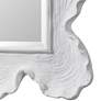 Sea Coral Matte White 27 1/4" x 34 1/4" Vanity Wall Mirror