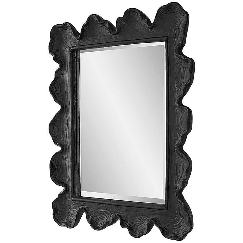 Image 5 Sea Coral Natural Black 27 1/4" x 34 1/4" Wall Mirror more views