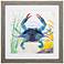 Sea Creature Crab 23"W x 23"H Framed Art