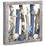 Sea Dive 14in Hand Assembled Coastal Wooden Table Top or Wall Sculpture