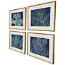 2_Sea Garden 19"W x 16"H Coastal Framed Art Set of 4 more views