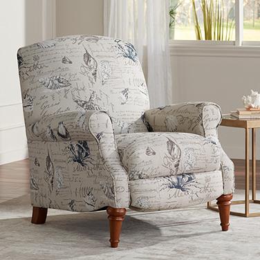 Sea Island Sand Upholstered Fabric 3-Way Firm Recliner Chair