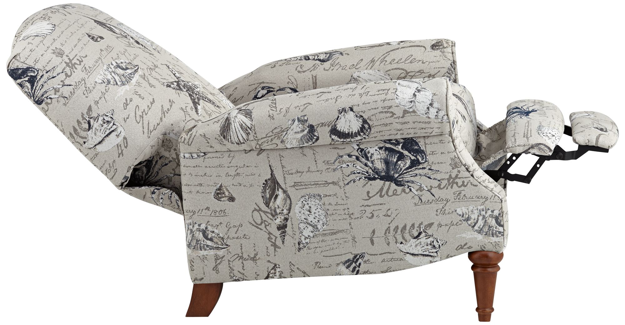 Sea Island Sand Upholstered Fabric 3-Way Firm Recliner Chair