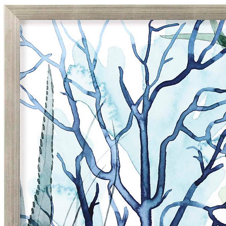 Image 3 Sea Leaves I 43" High Framed Shadow Box Wall Art more views