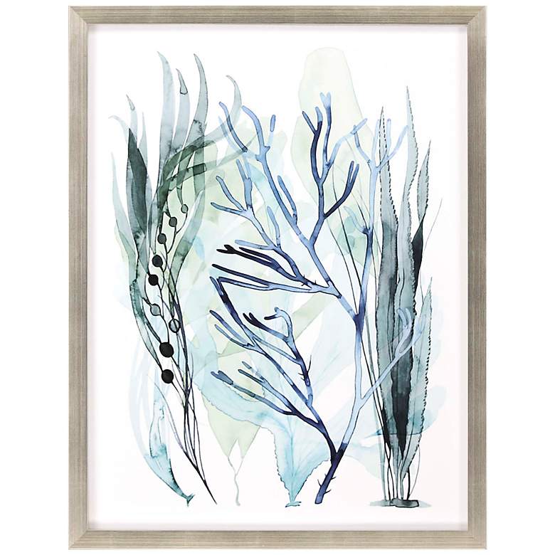 Image 2 Sea Leaves III 43 inch High Framed Shadow Box Wall Art