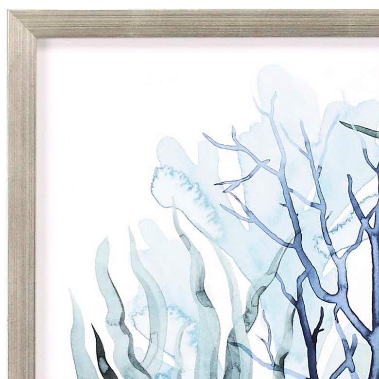Image 3 Sea Leaves IV 43" High Framed Shadow Box Wall Art more views