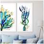 4_Sea Life II 22"W x 42"H Framed Art more views