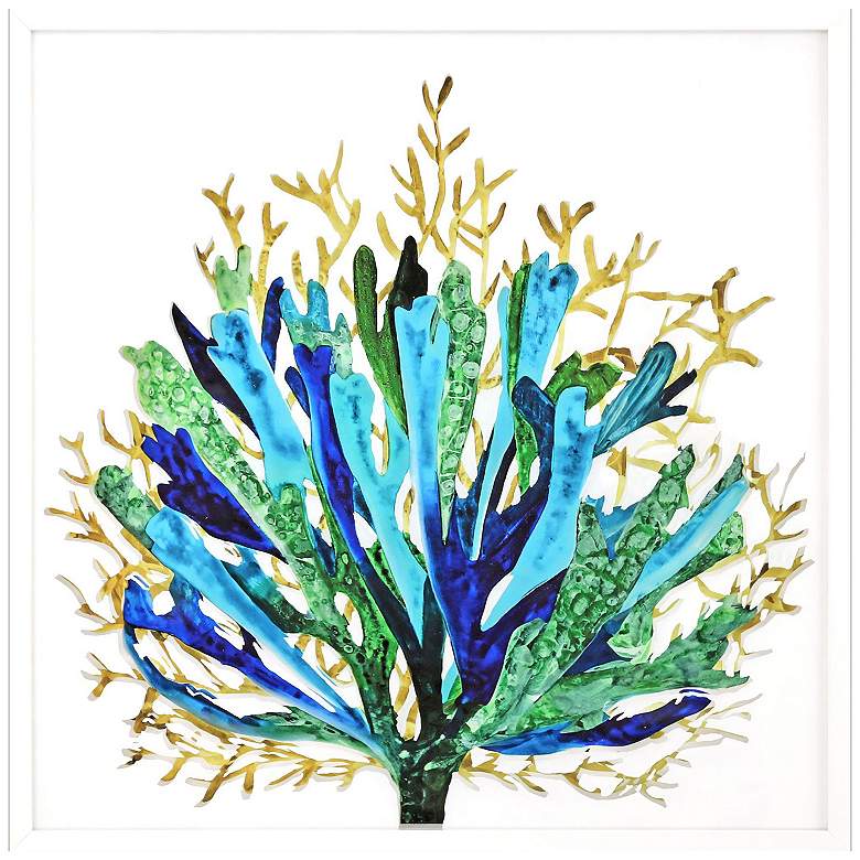 Image 1 Sea Life III 42"W x 42"H Framed Art