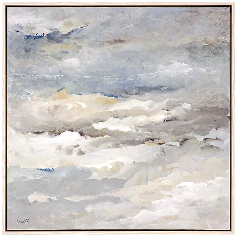 Image 1 Sea Meets Sky 38"W x 38"H Framed Art