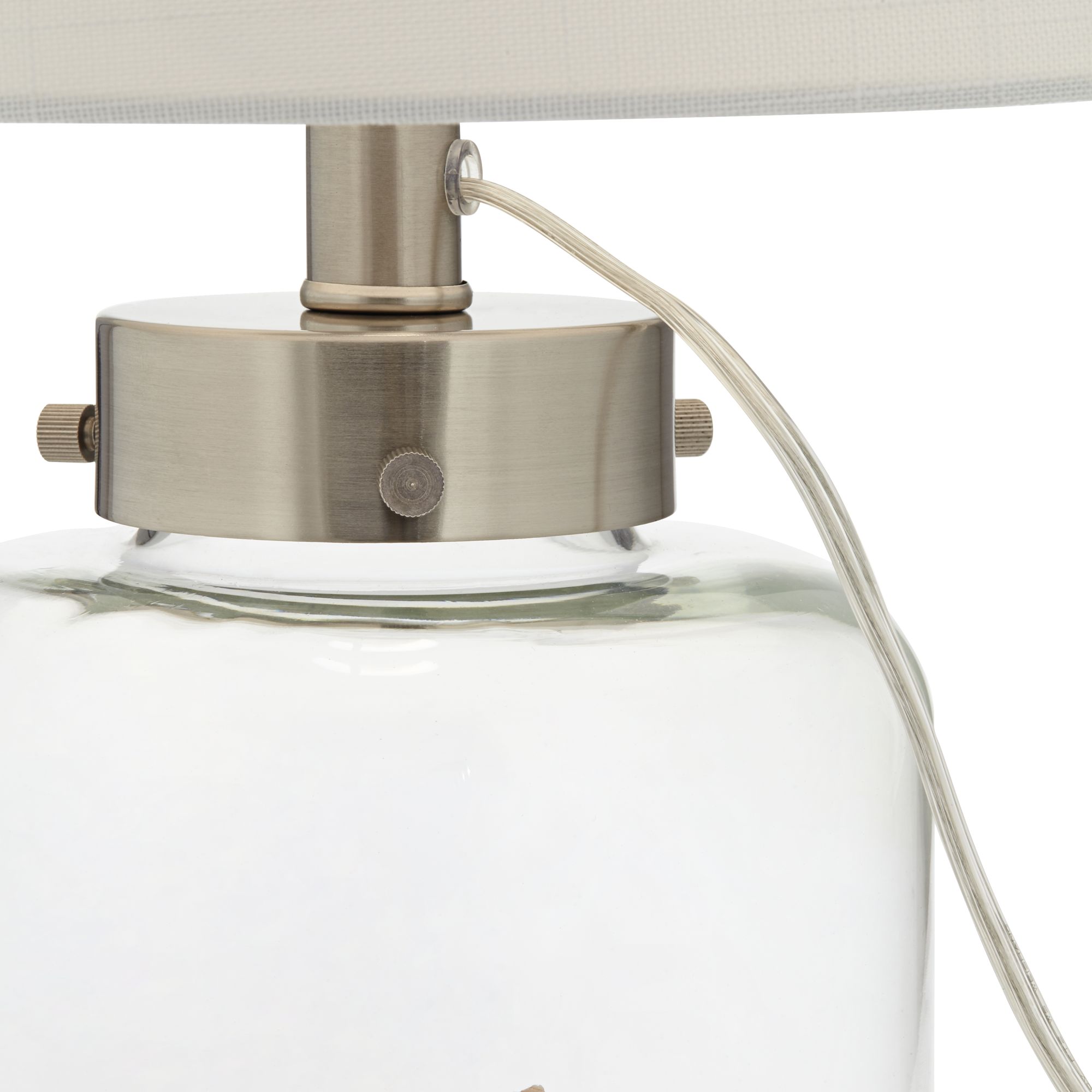 Sea Star 20 1/2" High Fillable Glass Canister Accent Lamps Set of 2