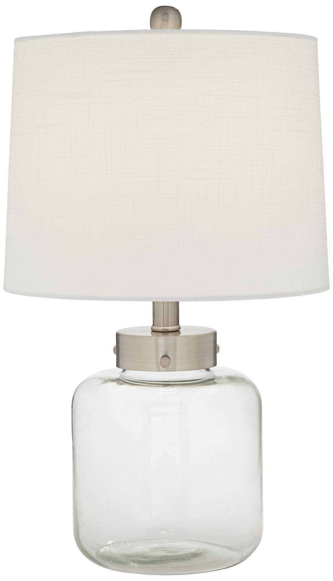 Sea Star 20 1/2" High Fillable Glass Canister Accent Lamps Set of 2