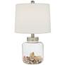 2_Sea Star 20 1/2" High Clear Glass Fillable Accent Lamp with Dimmer