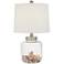 Sea Star 20 1/2" High Clear Glass Fillable Accent Lamp with Dimmer