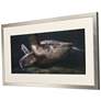 Sea Turtle 51" Wide Rectangular Giclee Framed Wall Art in scene