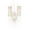 Sea Urchin 21" High 2-Light Sconce - White Coral
