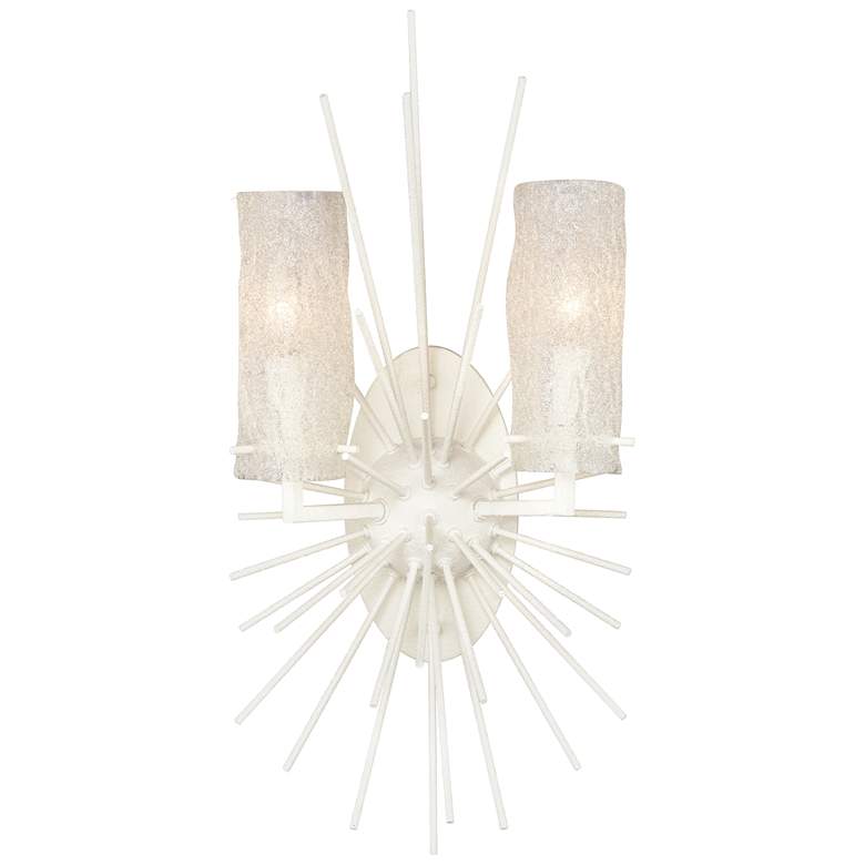 Image 1 Sea Urchin 21" High 2-Light Sconce - White Coral