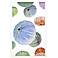 Sea Urchin II 26"W x 42"H Framed Art